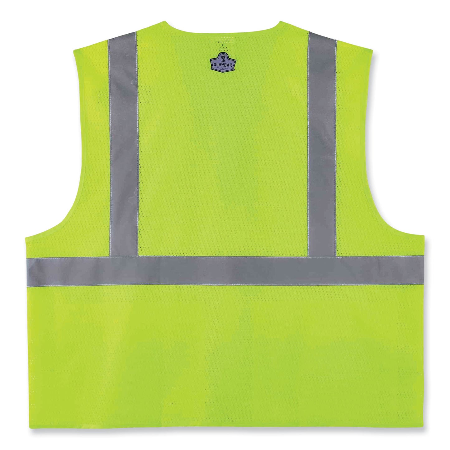 ergodyne GloWear 8220HL Class 2 Standard Mesh Hook and Loop Vest, Polyester, 4X-Large/5X-Large, Lime (21149)