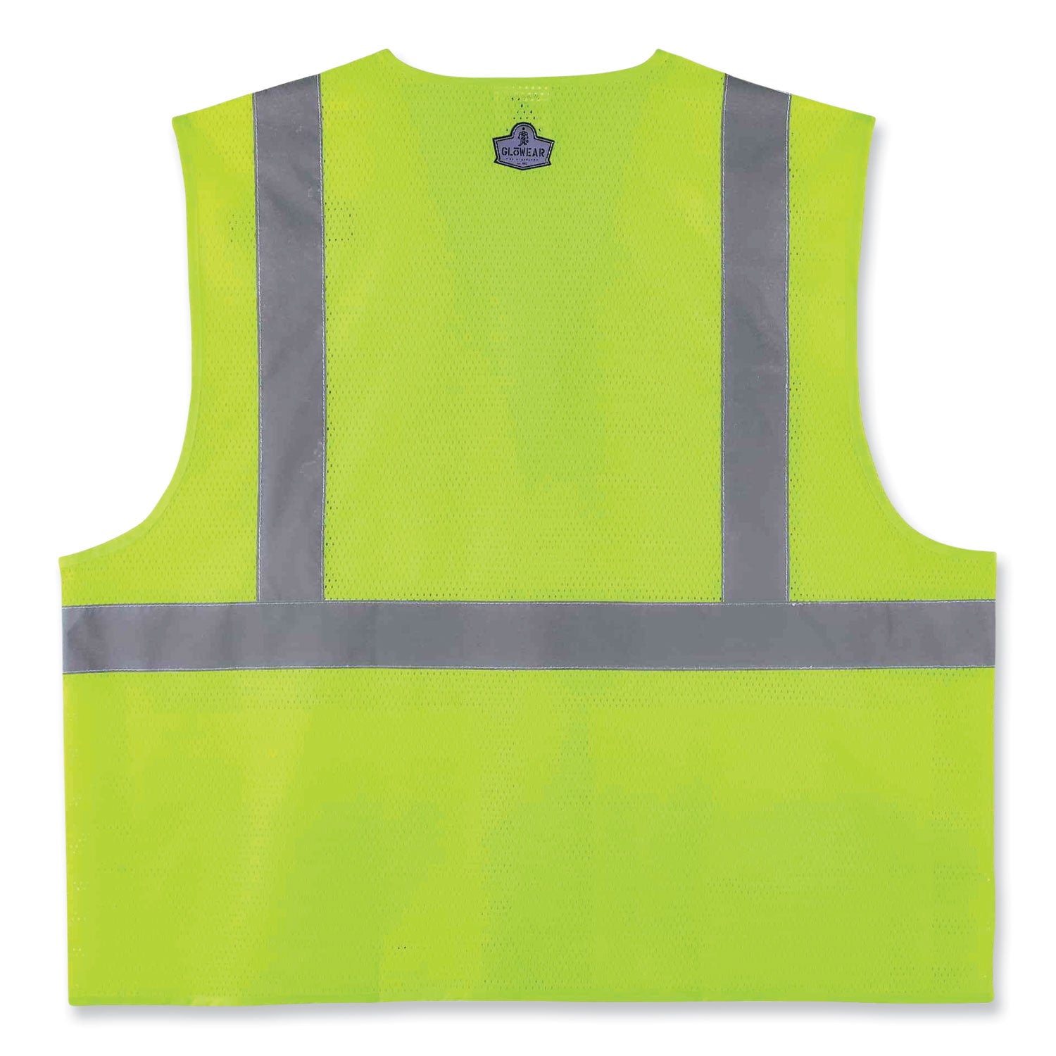 ergodyne GloWear 8220HL Class 2 Standard Mesh Hook and Loop Vest, Polyester, 4X-Large/5X-Large, Lime (21149)