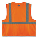 ergodyne GloWear 8225HL Class 2 Standard Solid Hook and Loop Vest, Polyester, Orange, Small/Medium (21173)