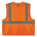 ergodyne GloWear 8225HL Class 2 Standard Solid Hook and Loop Vest, Polyester, Orange, Large/X-Large (21175)