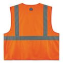 ergodyne GloWear 8225HL Class 2 Standard Solid Hook and Loop Vest, Polyester, Orange, 4X-Large/5X-Large (21179)