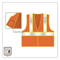 ergodyne GloWear 8230Z Class 2 Two-Tone Mesh Zipper Vest, Polyester, 2X-Large/3X-Large, Orange (21317)