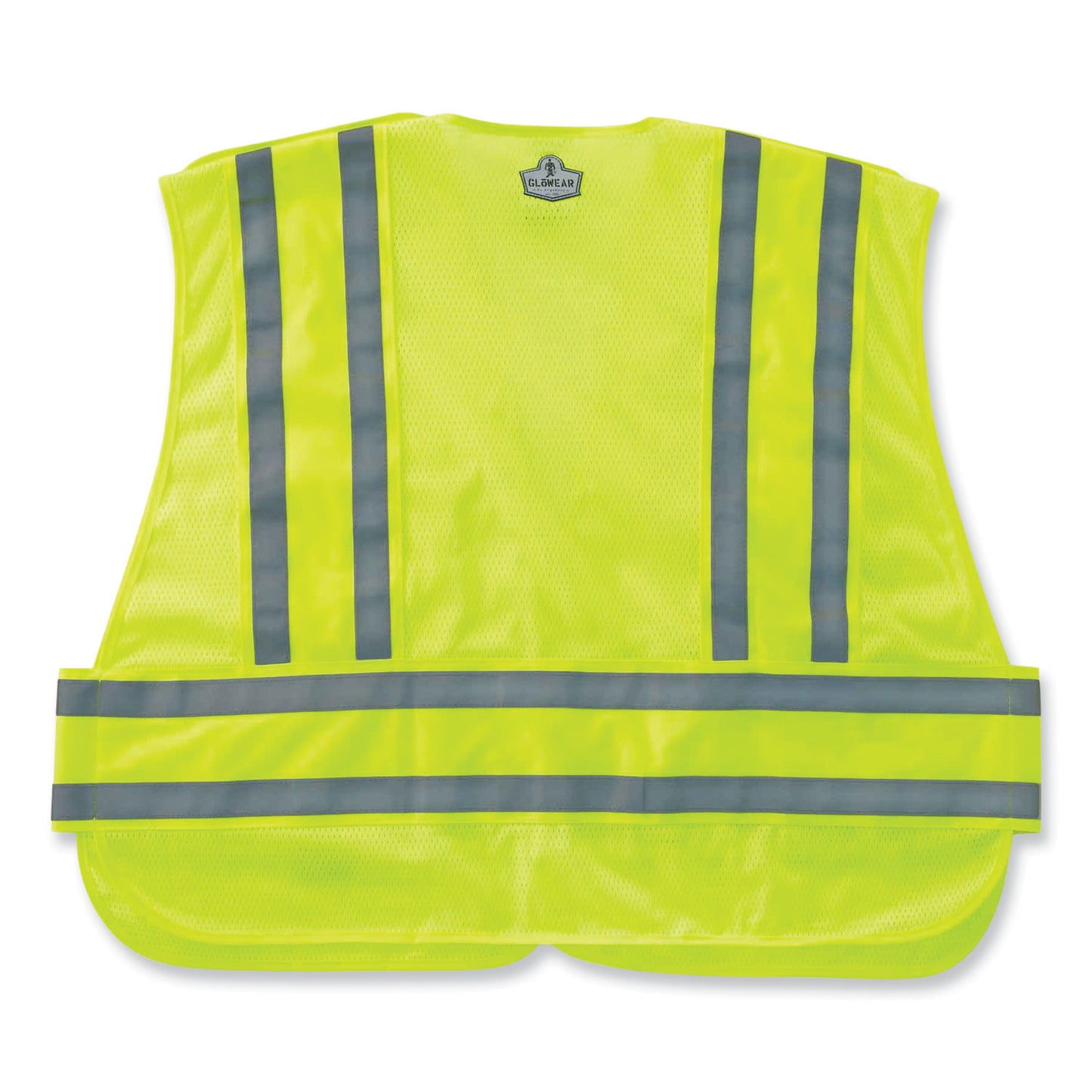 ergodyne GloWear 8244PSV Class 2 Expandable Public Safety Hook and Loop Vest, Polyester, Medium/Large, Lime (21364)