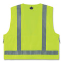 ergodyne GloWear 8250Z Class 2 Surveyors Zipper Vest, Polyester, 2X-Large/3X-Large, Lime (21427)