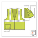 ergodyne GloWear 8217BA Class 2 Breakaway Mesh Vest, Polyester, 4X-Large/5X-Large, Lime (21529)