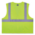 ergodyne GloWear 8256Z Class 2 Self-Extinguishing Zipper Vest, Polyester, Small/Medium, Lime (21573)