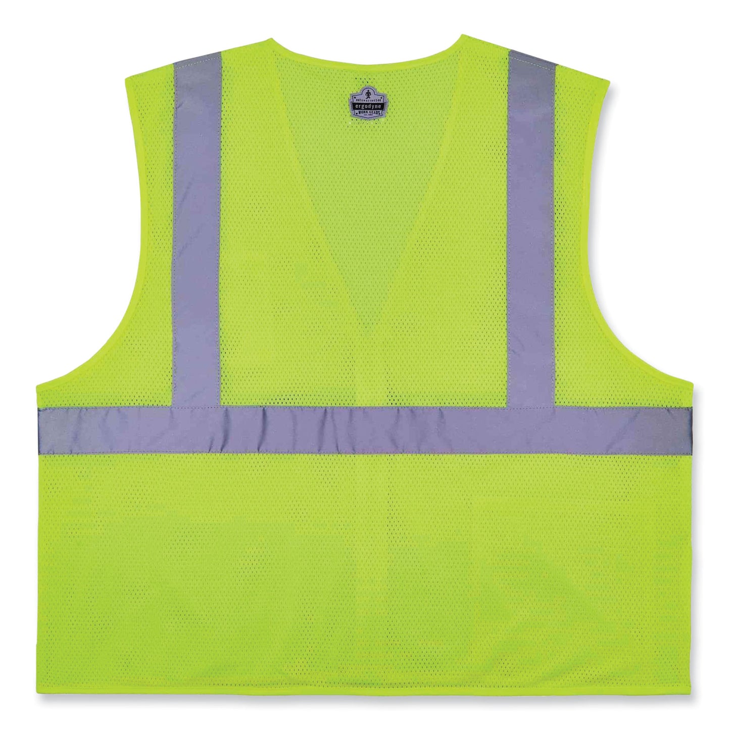 ergodyne GloWear 8256Z Class 2 Self-Extinguishing Zipper Vest, Polyester, 2X-Large/3X-Large, Lime (21577)