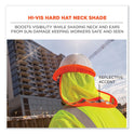 ergodyne GloWear 8005 Hi-Vis Hard Hat Neck Shade, 20 x 12.5, Orange (29051)