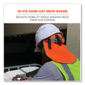 ergodyne GloWear 8006 Hi-Vis Hard Hat Neck Shade, 12.25 x 10.5, Orange (29061)