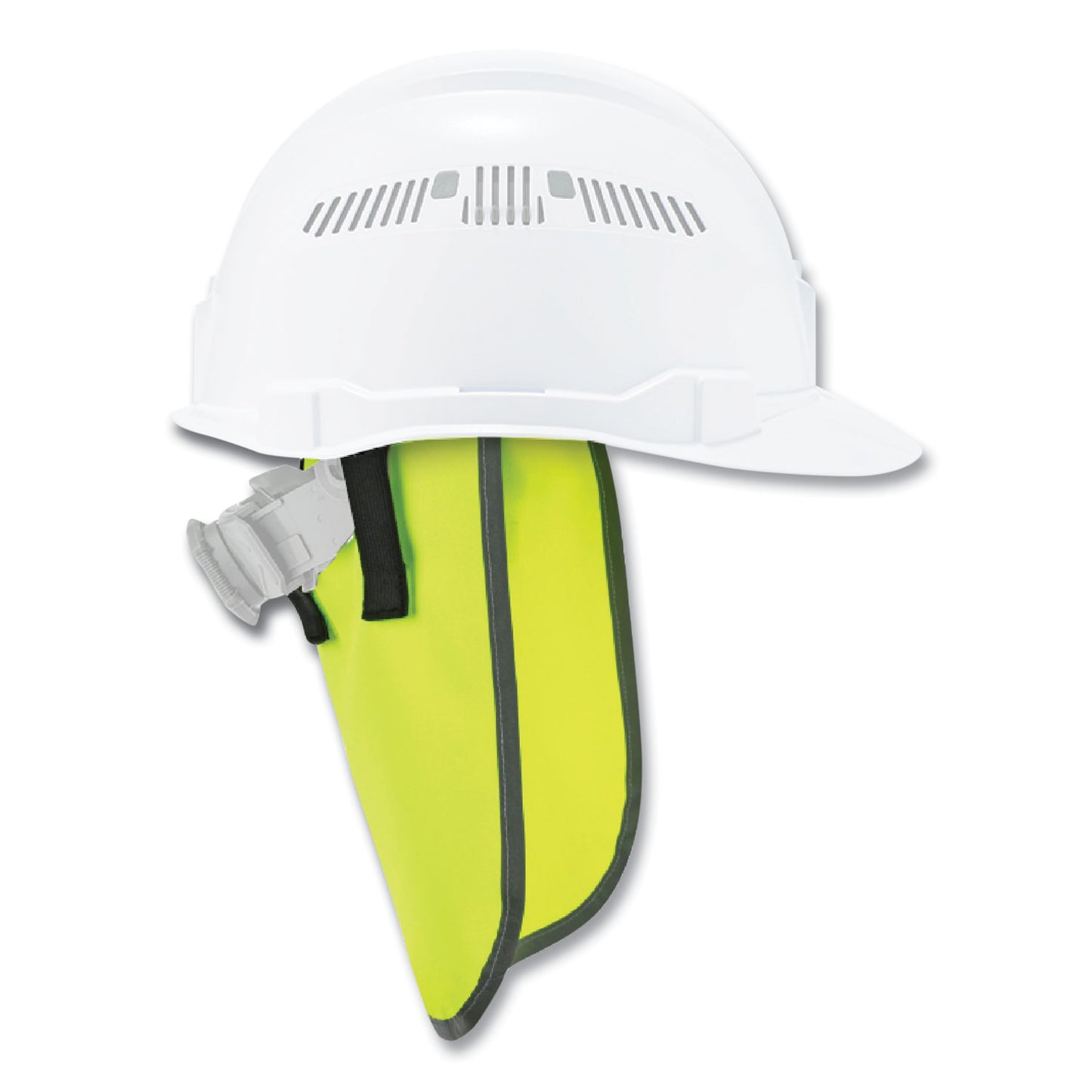 ergodyne GloWear 8006 Hi-Vis Hard Hat Neck Shade, 12.25 x 10.5, Lime (29063)