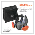 ergodyne Arsenal 5183 Full Mask Respirator Bag with Hook-and-Loop Closure, 9.5 x 4 x 12, Black (13183)