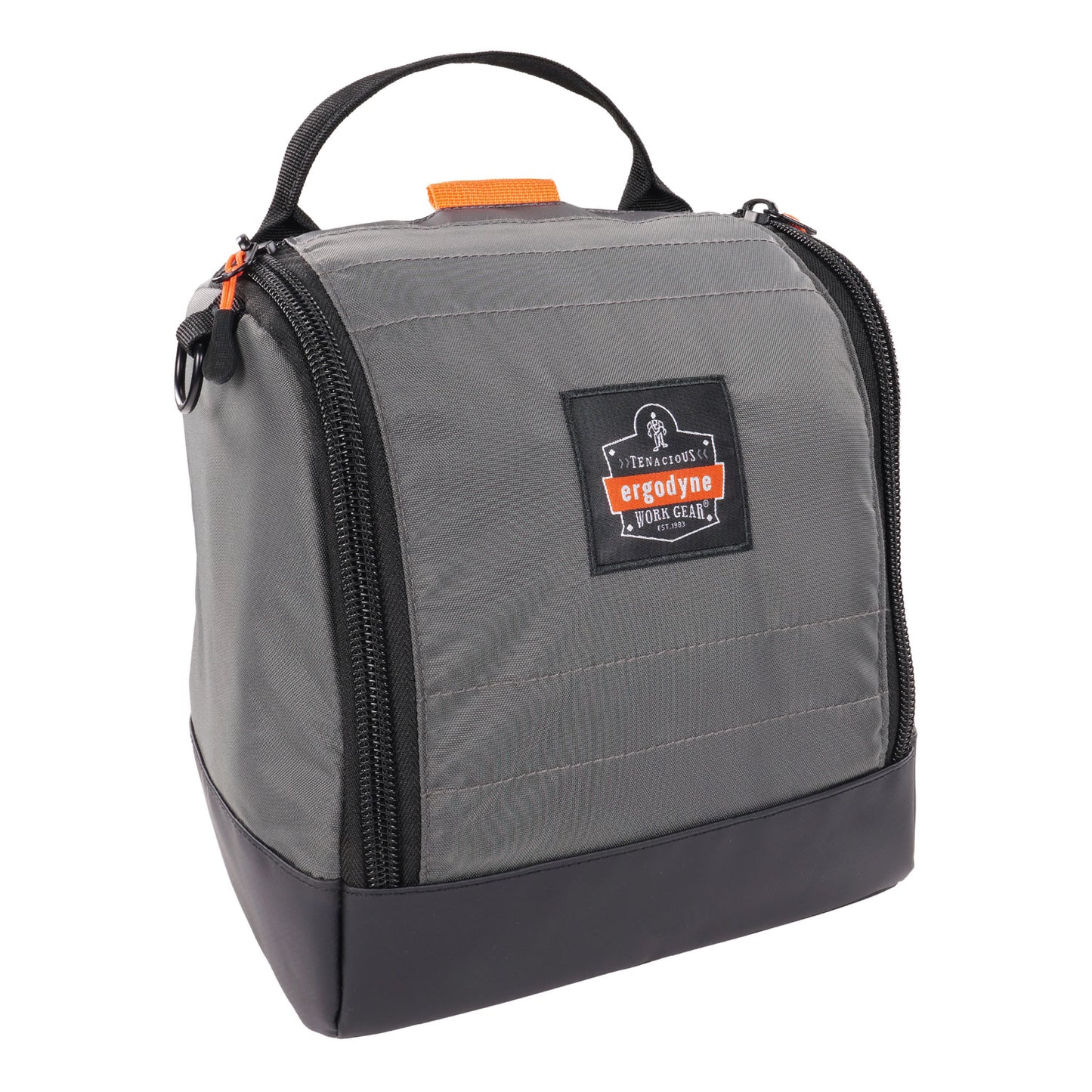 ergodyne Arsenal 5185 Full Respirator Bag with Zipper Magnetic Closure, 5.5 x 9.5 x 9.5, Gray (13185)