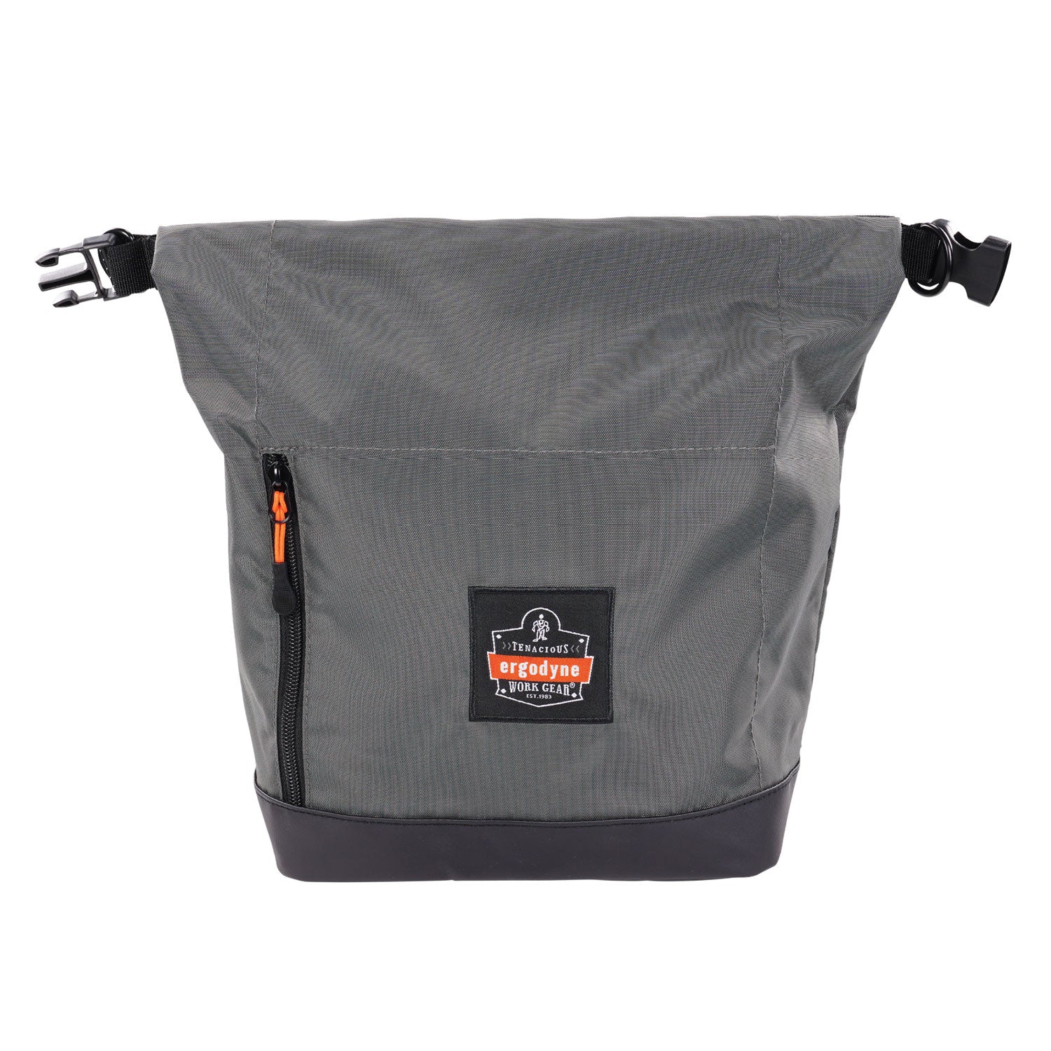 ergodyne Arsenal 5186 Full Respirator Bag with Roll Top Closure, 7.5 x 13.5 x 13.5, Gray (13186)