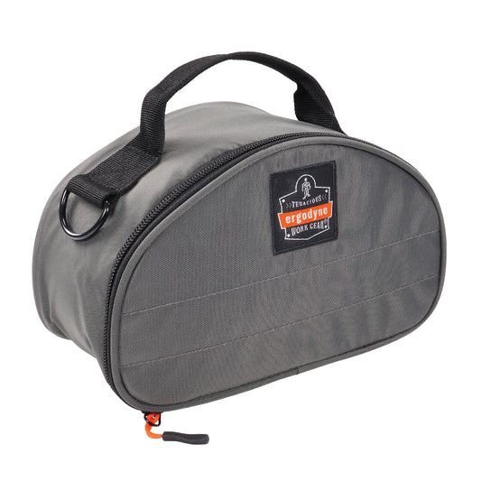 ergodyne Arsenal 5187 Clamshell Half Respirator Bag with Zipper Closure, 4 x 9 x 5, Gray (13187)