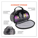 ergodyne Arsenal 5187 Clamshell Half Respirator Bag with Zipper Closure, 4 x 9 x 5, Gray (13187)