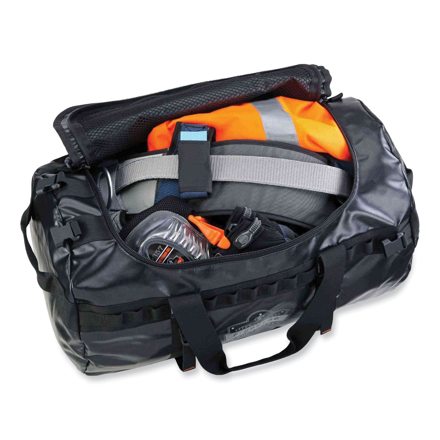 ergodyne Arsenal 5030 Water-Resistant Duffel Bag, Small, 13.5 x 23.5 x 13.5, Black (13030)