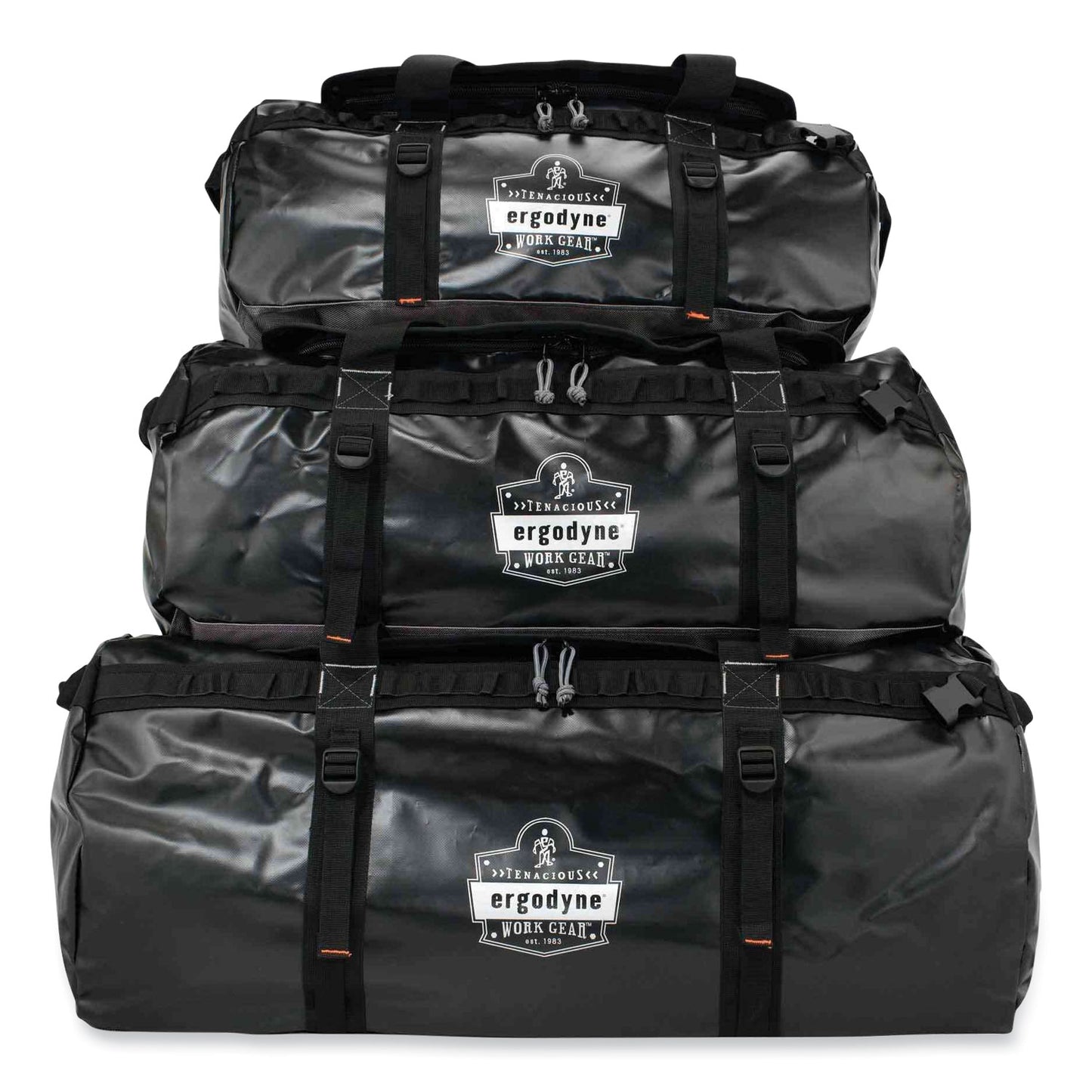 ergodyne Arsenal 5030 Water-Resistant Duffel Bag, Small, 13.5 x 23.5 x 13.5, Black (13030)