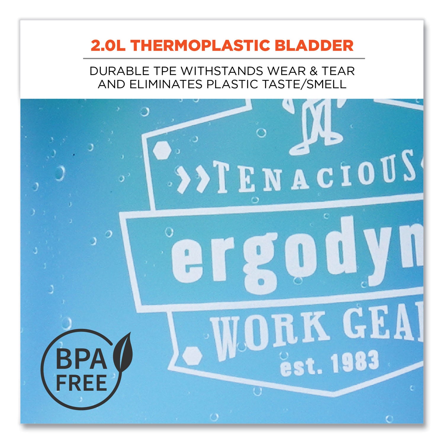 ergodyne Chill-Its 5050B Bladder Replacement, 2 L, Blue (13057)