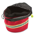 ergodyne Arsenal 5080L Fleece-Lined SCBA Mask Bag with Drawstring Closure, 8.5 x 8.5 x 14, Red (13081)