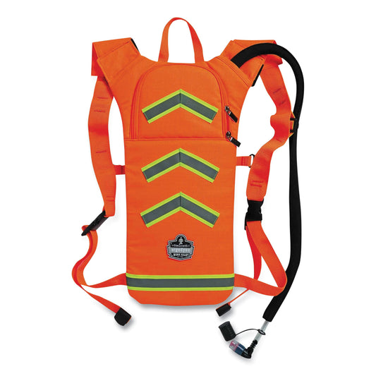 ergodyne Chill-Its 5155 Low Profile Hydration Pack, 2 L, Hi-Vis Orange (13157)