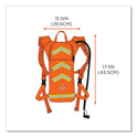 ergodyne Chill-Its 5155 Low Profile Hydration Pack, 2 L, Hi-Vis Orange (13157)