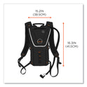 ergodyne Chill-Its 5156 Low Profile Hydration Pack, 3 L, Black (13161)