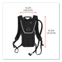 ergodyne Chill-Its 5156 Low Profile Hydration Pack, 3 L, Black (13161)