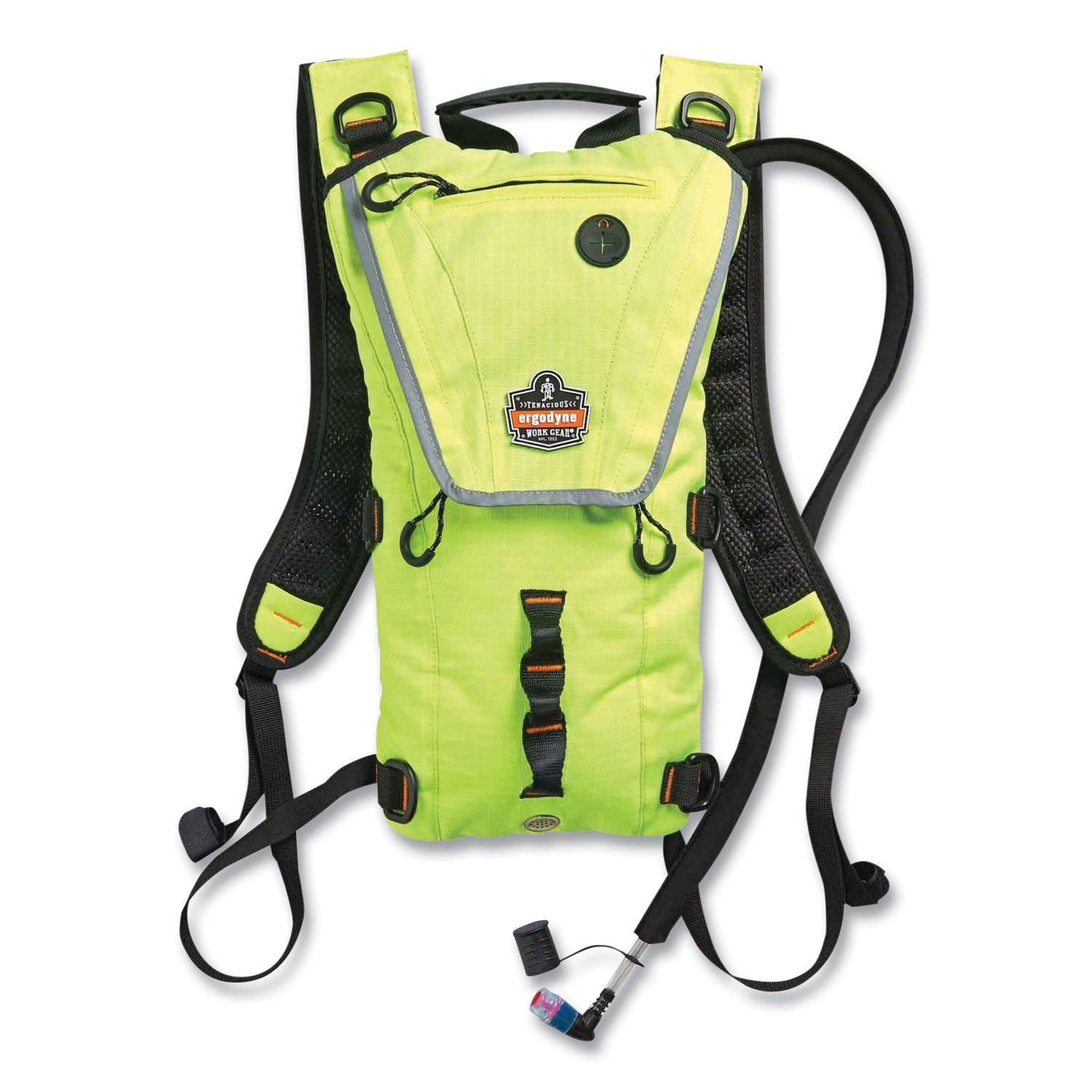 ergodyne Chill-Its 5156 Low Profile Hydration Pack, 3 L, Hi-Vis Lime (13162)
