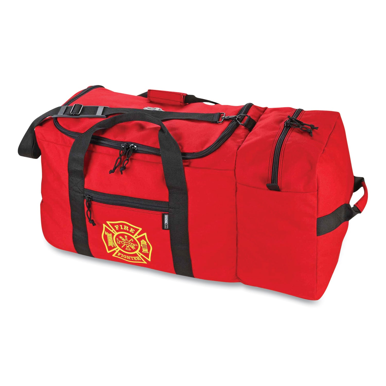 ergodyne Arsenal 5005W Wheeled Fire + Rescue Gear Bag, 14 x 31 x 14, Red (13205)