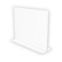 Deflecto Anti-Glare Stand Up Double Sided Sign Holder, 8.5 x 11, Clear (879301)