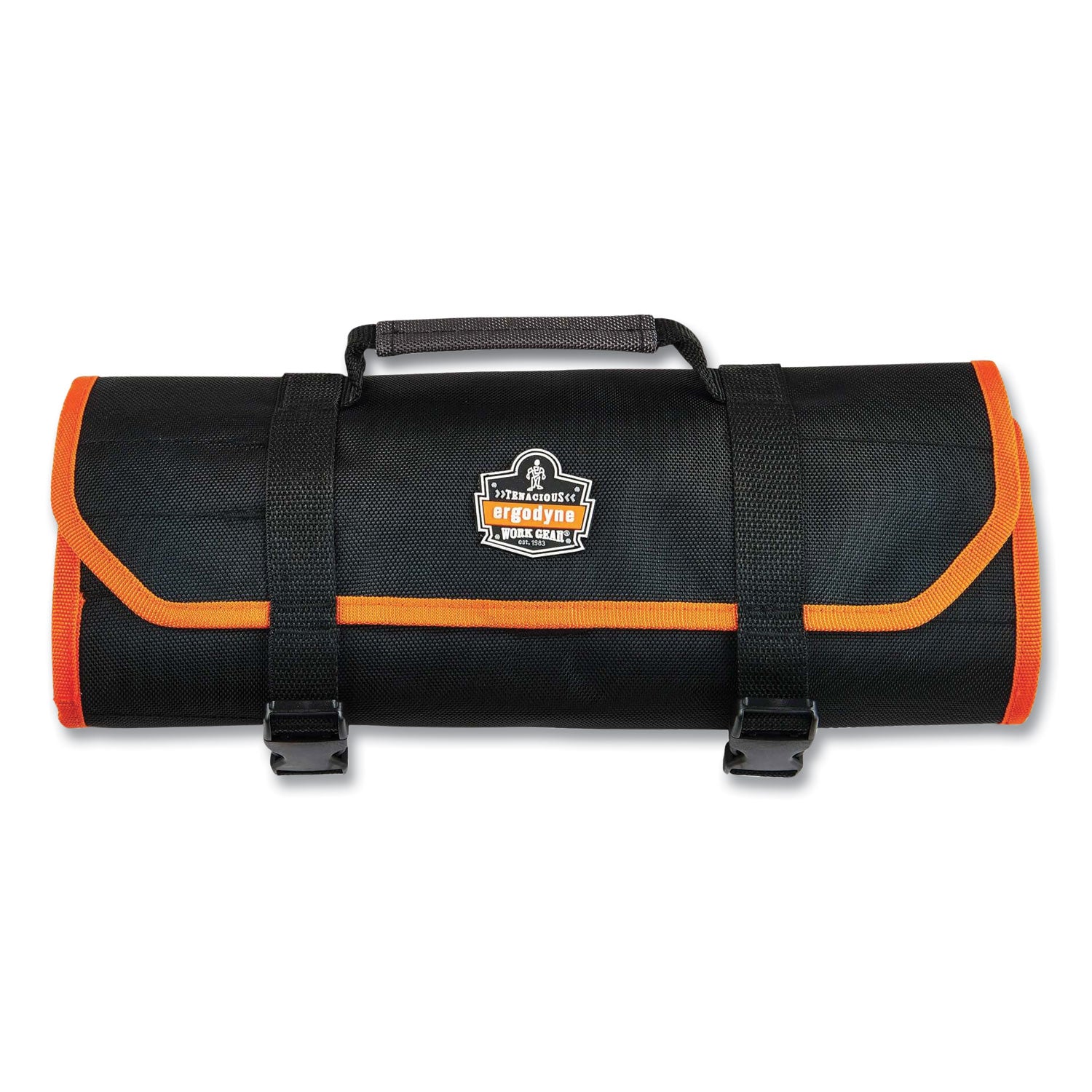 ergodyne Arsenal 5871 Polyester Tool Roll Up, 21 Compartments, 27 x 14, Polyester, Black (13771)