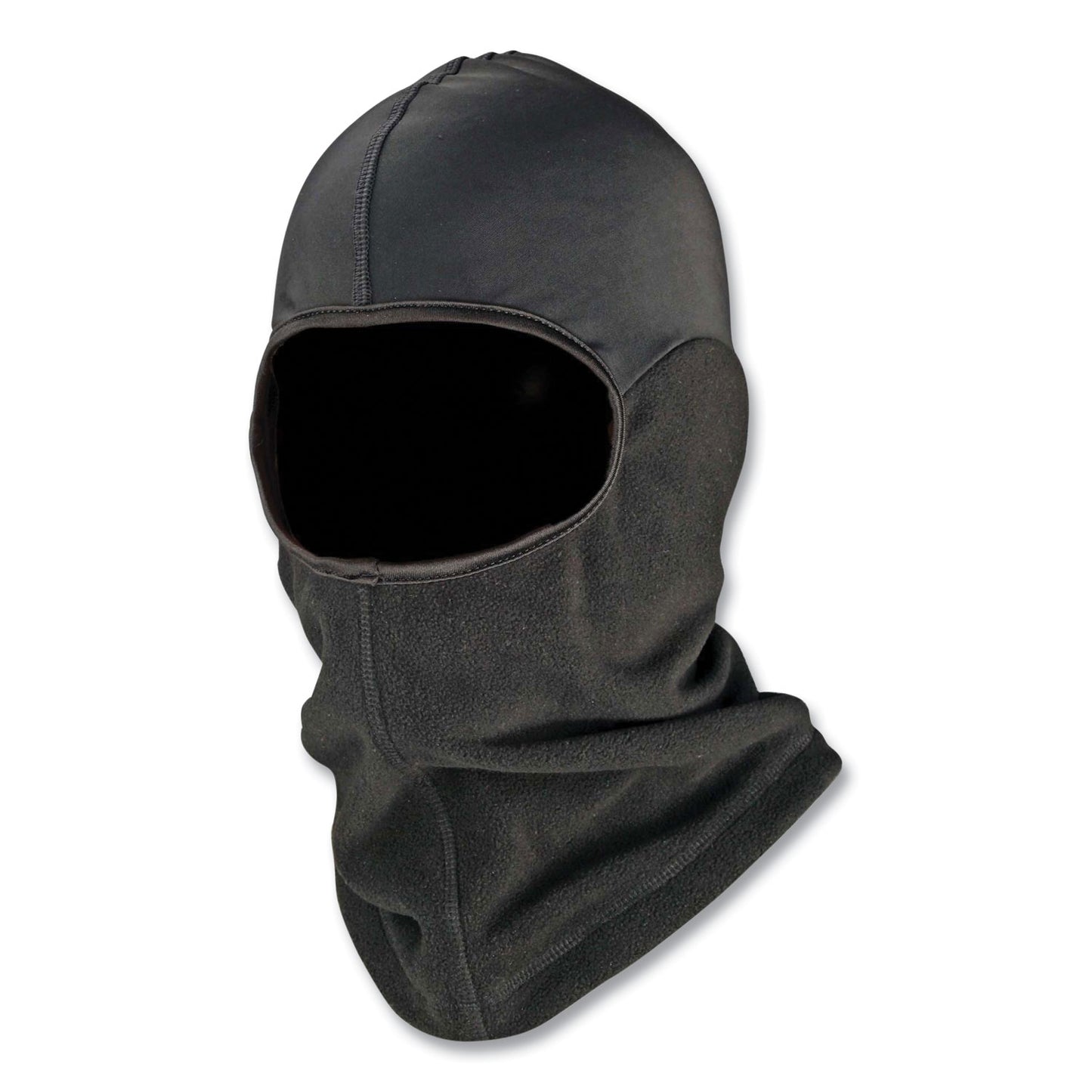 ergodyne N-Ferno 6822 Balaclava Spandex Top Face Mask, Spandex/Fleece, One Size Fits Most, Black (16822)