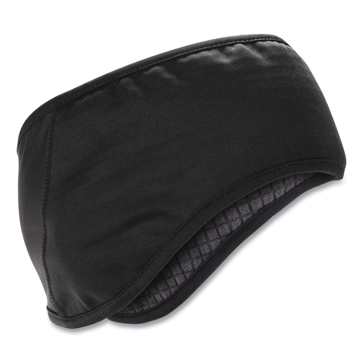 ergodyne N-Ferno 6887 2-Layer Winter Headband, Spandex/Fleece, One Size Fits Most, Black (16887)