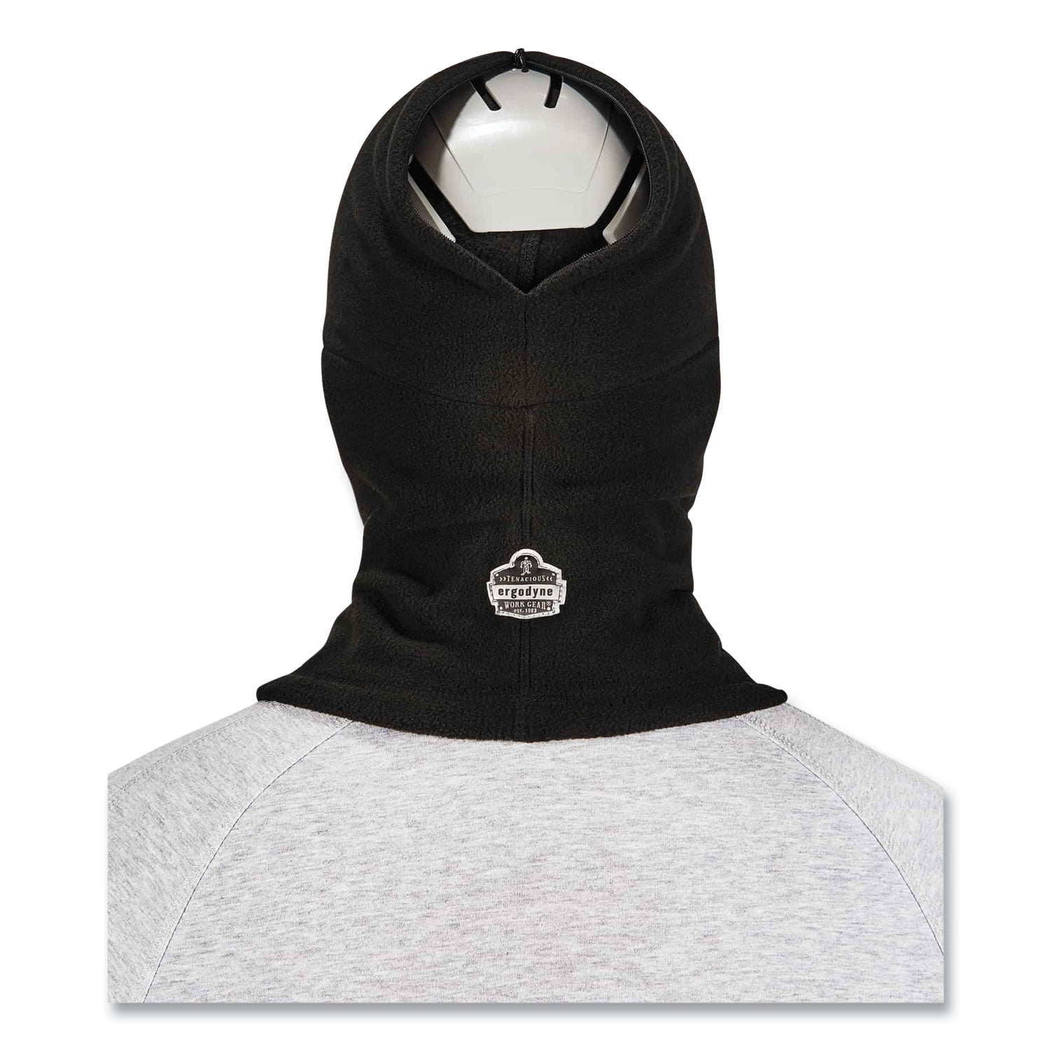 ergodyne N-Ferno 6893ZI Balaclava + Bump Cap Insert, One Size Fits Most, Black (16893)