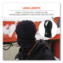 ergodyne N-Ferno 6893ZI Balaclava + Bump Cap Insert, One Size Fits Most, Black (16893)