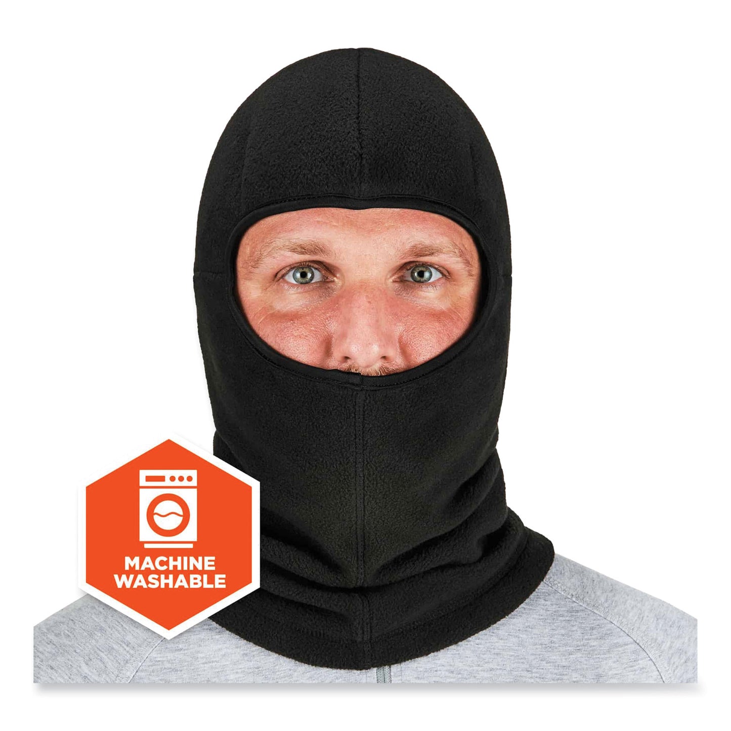 ergodyne N-Ferno 6893ZI Balaclava + Bump Cap Insert, One Size Fits Most, Black (16893)