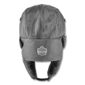 ergodyne N-Ferno 6802ZI Zipper Trapper Hat + Universal Bump Cap, S/M, Black (16897)