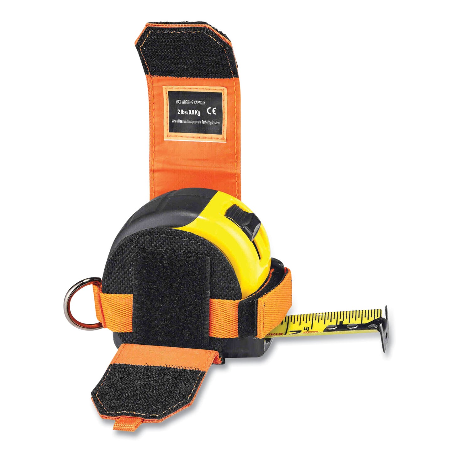 ergodyne Squids 3193 Tape Measure Tethering Kit, 2 lb Max Working Capacity, 38" to 48" Long, Orange/Gray (19663)