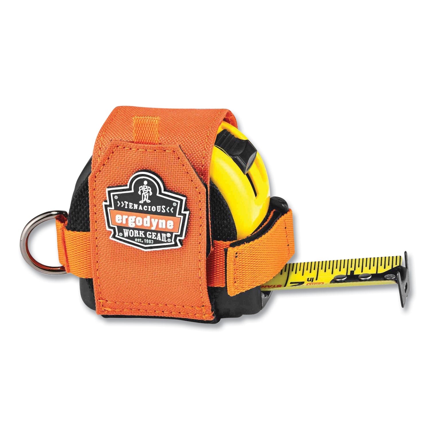 ergodyne Squids 3193 Tape Measure Tethering Kit, 2 lb Max Working Capacity, 38" to 48" Long, Orange/Gray (19663)