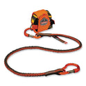 ergodyne Squids 3110F(x) Tool Lanyard with Aluminum Carabiners, 10 lb Max Working Capacity, 38" to 48" Long, Orange/Gray (19822)