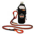 ergodyne Squids 3110F(x) Tool Lanyard with Aluminum Carabiners, 10 lb Max Working Capacity, 38" to 48" Long, Orange/Gray (19822)