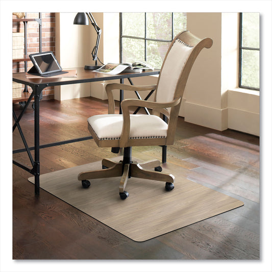 ES Robbins Trendsetter Chair Mat for Hard Floors, 36 x 48, Driftwood (119753)