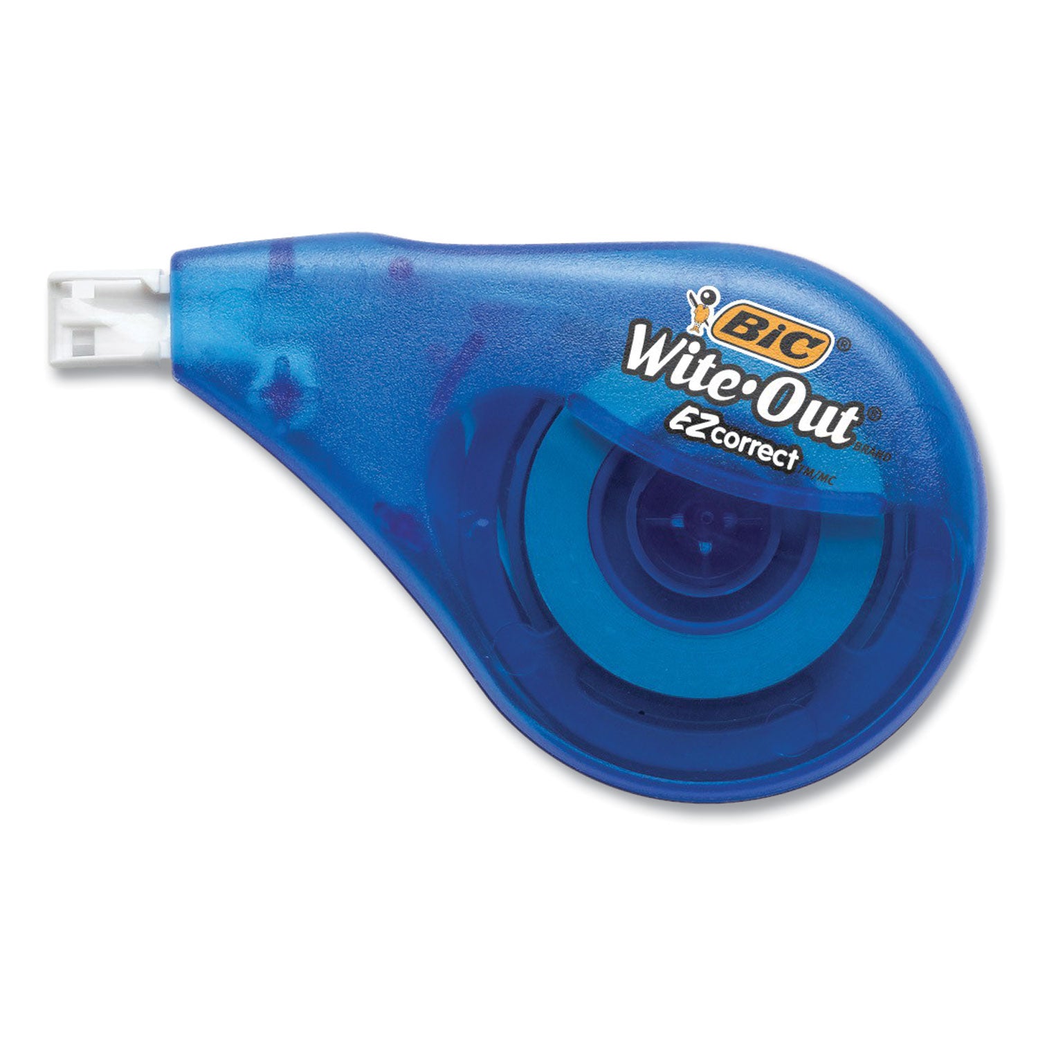 BIC Wite-Out EZ Correct Correction Tape, Non-Refillable, Randomly Assorted Applicator Colors, 0.17" x 472", 2/Pack (WOTAPP21)