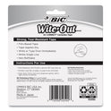 BIC Wite-Out EZ Correct Correction Tape, Non-Refillable, Randomly Assorted Applicator Colors, 0.17" x 472", 2/Pack (WOTAPP21)