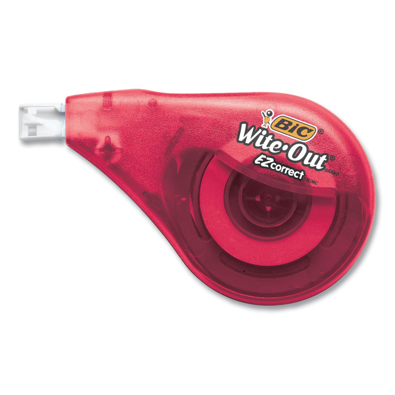 BIC Wite-Out EZ Correct Correction Tape, Non-Refillable, Randomly Assorted Applicator Colors, 0.17" x 472", 2/Pack (WOTAPP21)