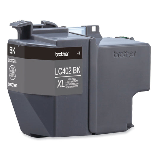 Brother LC402XLBKS High-Yield Ink, 3,000 Page-Yield, Black