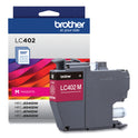 Brother LC402MS Ink, 550 Page-Yield, Magenta