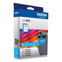 Brother LC402CS Ink, 550 Page-Yield, Cyan