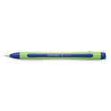 Schneider Xpress Fineliner Porous Point Pen, Stick, Medium 0.8 mm, Blue Ink, Blue/Green Barrel, 10/Box (190003)