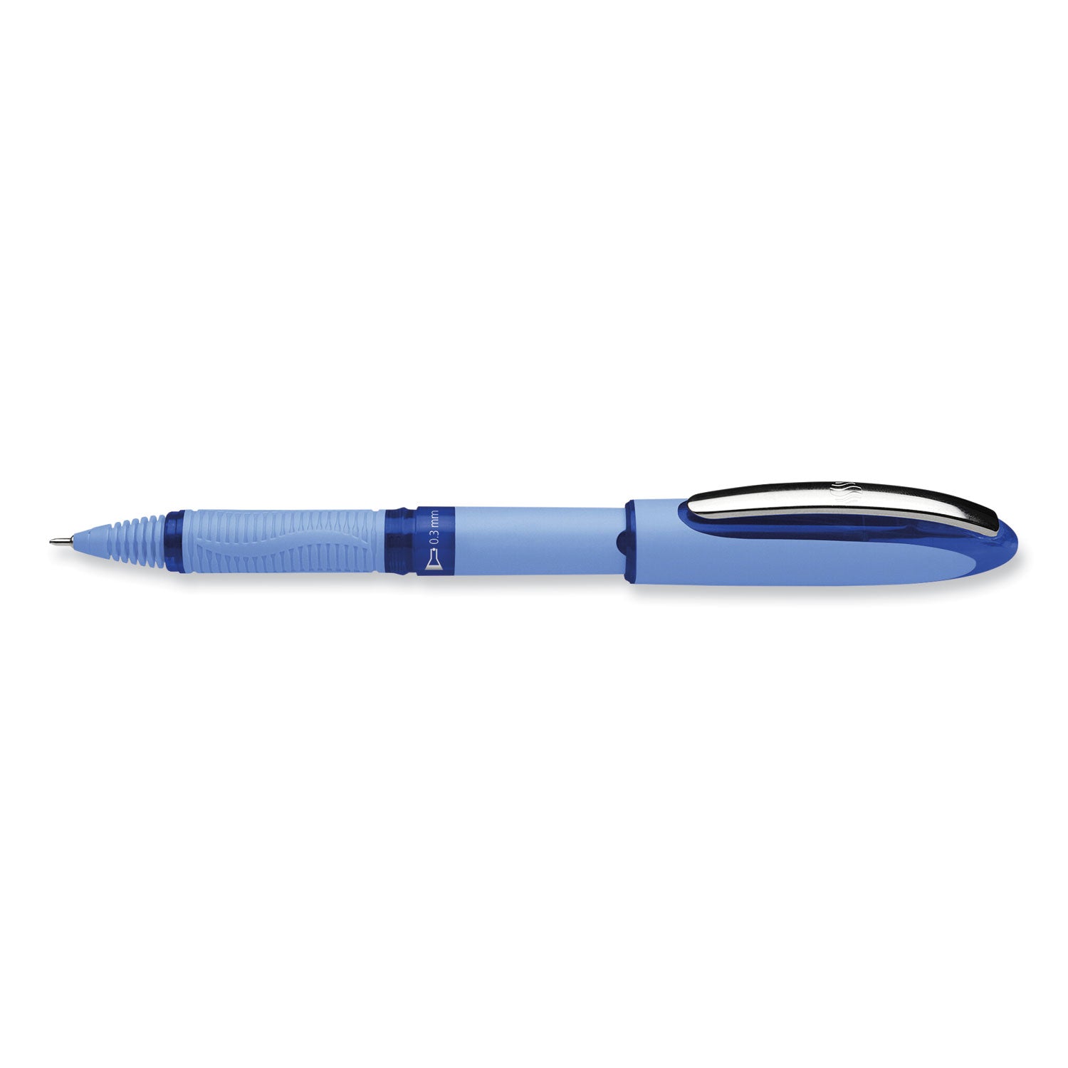 Schneider One Hybrid N Roller Ball Pen, Stick, Extra-Fine 0.3 mm, Blue Ink, Blue Barrel, 10/Box (183403)